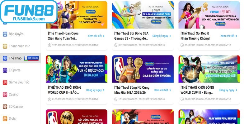 Khuyến mãi nạp lần đầu cho sảnh cược thể thao 