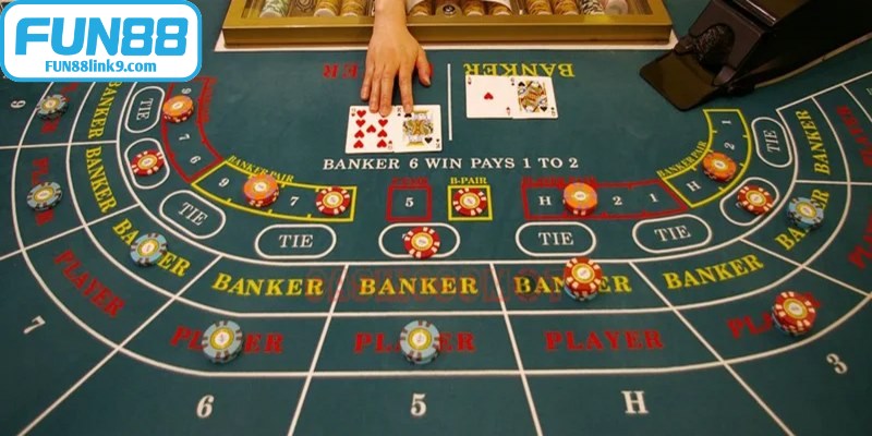 Các cửa đặt cược nên nhớ: Player, Banker, Tie